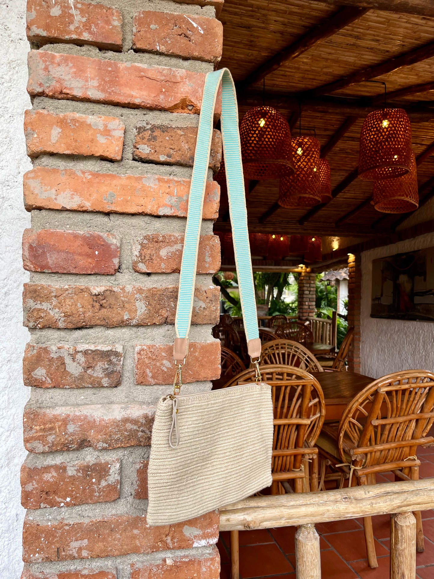 Blue Shoulder Strap